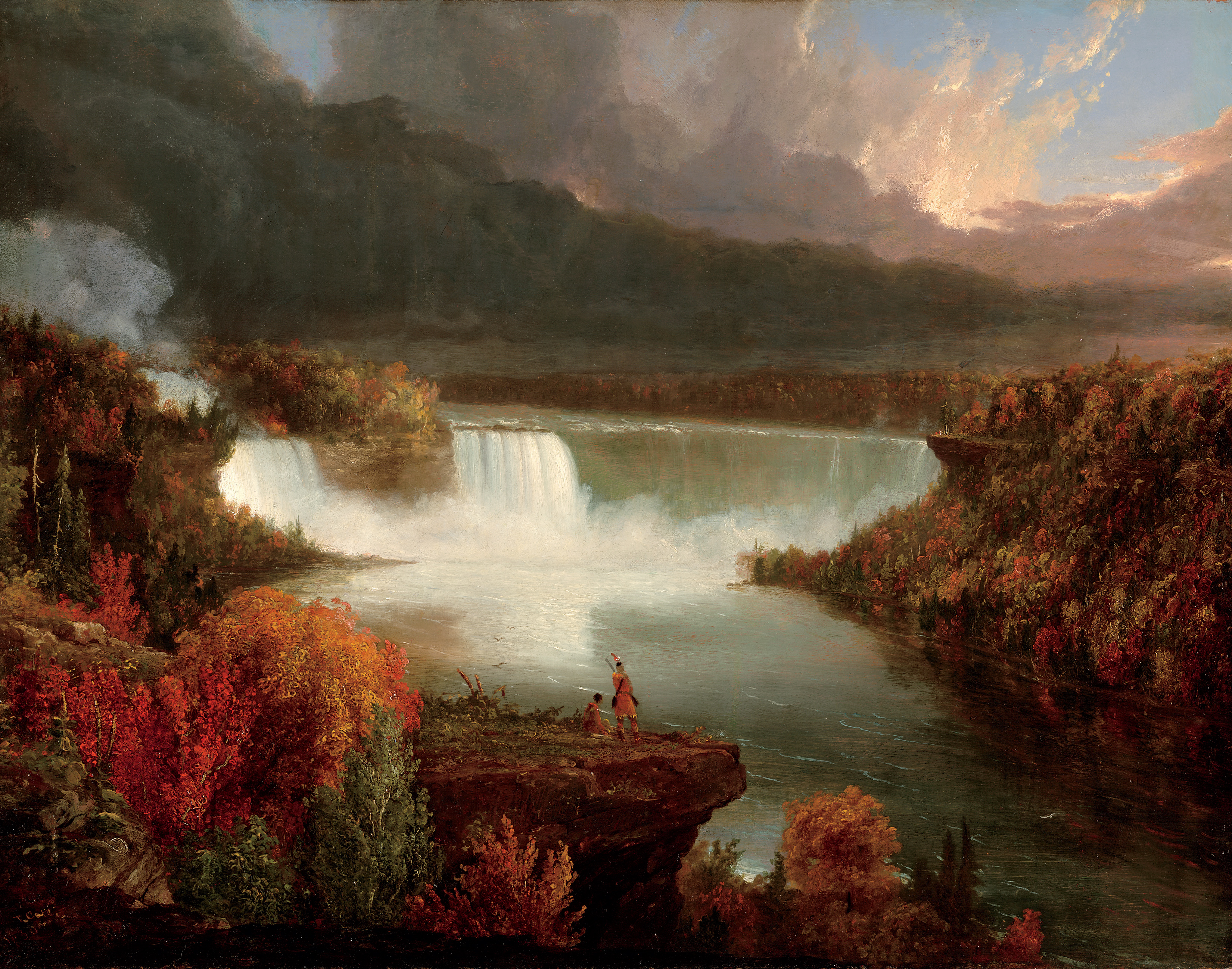 Classical landscape evoking wonder